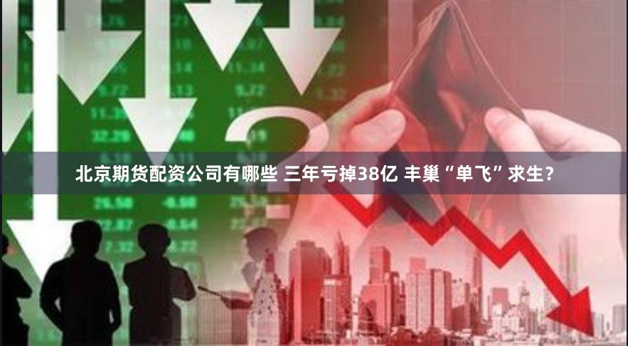 北京期货配资公司有哪些 三年亏掉38亿 丰巢“单飞”求生？